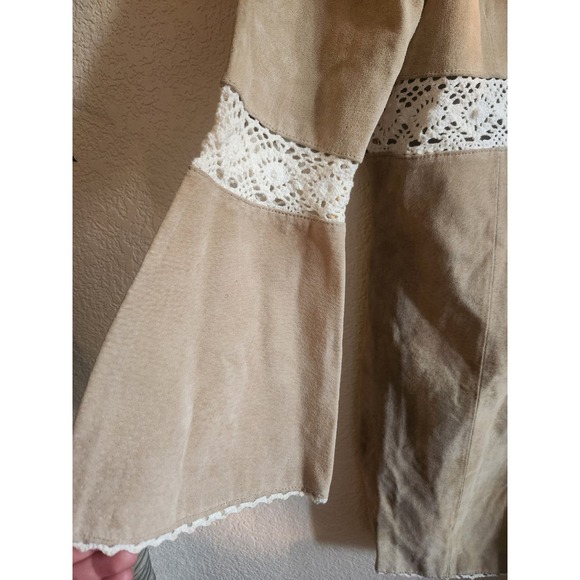 Wilson Leather Maxima Long Oversized Leather Boho Jacket Xl - Picture 4 of 15